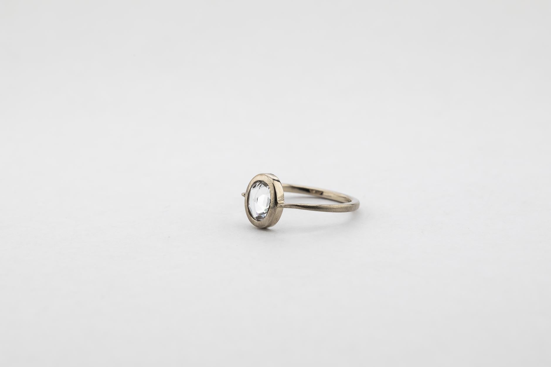 Ring, Saphir, 585/000 Weißgold