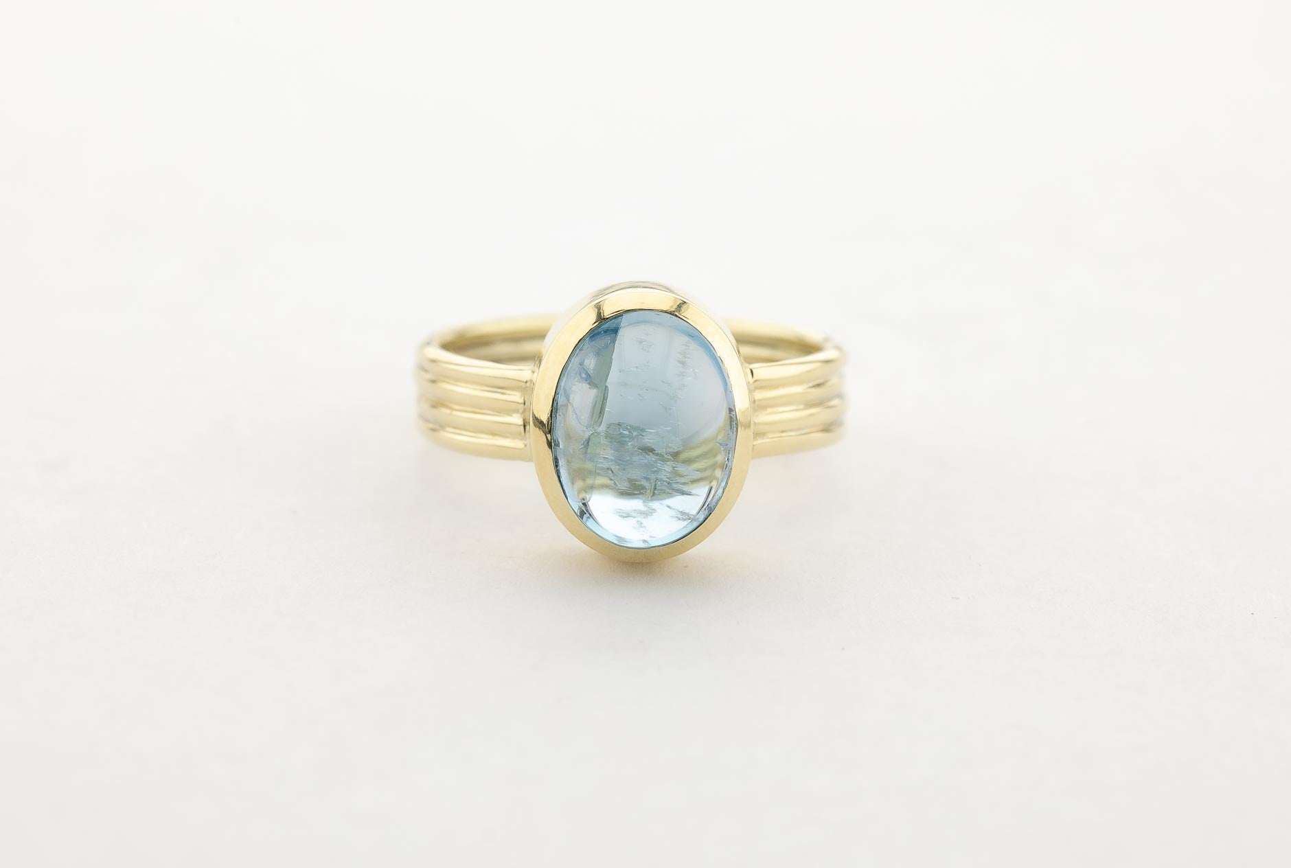 Ring, Aquamarin, 585/000 Gold