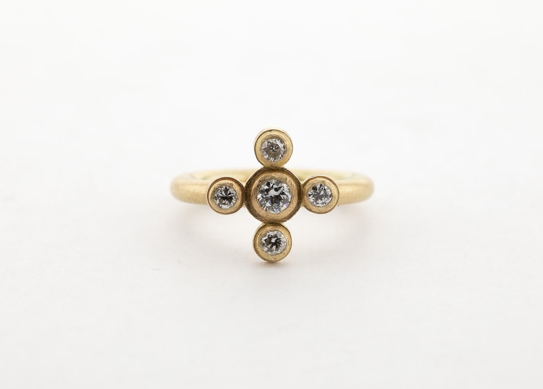 Ring, Brillanten, 750/000 Gold
