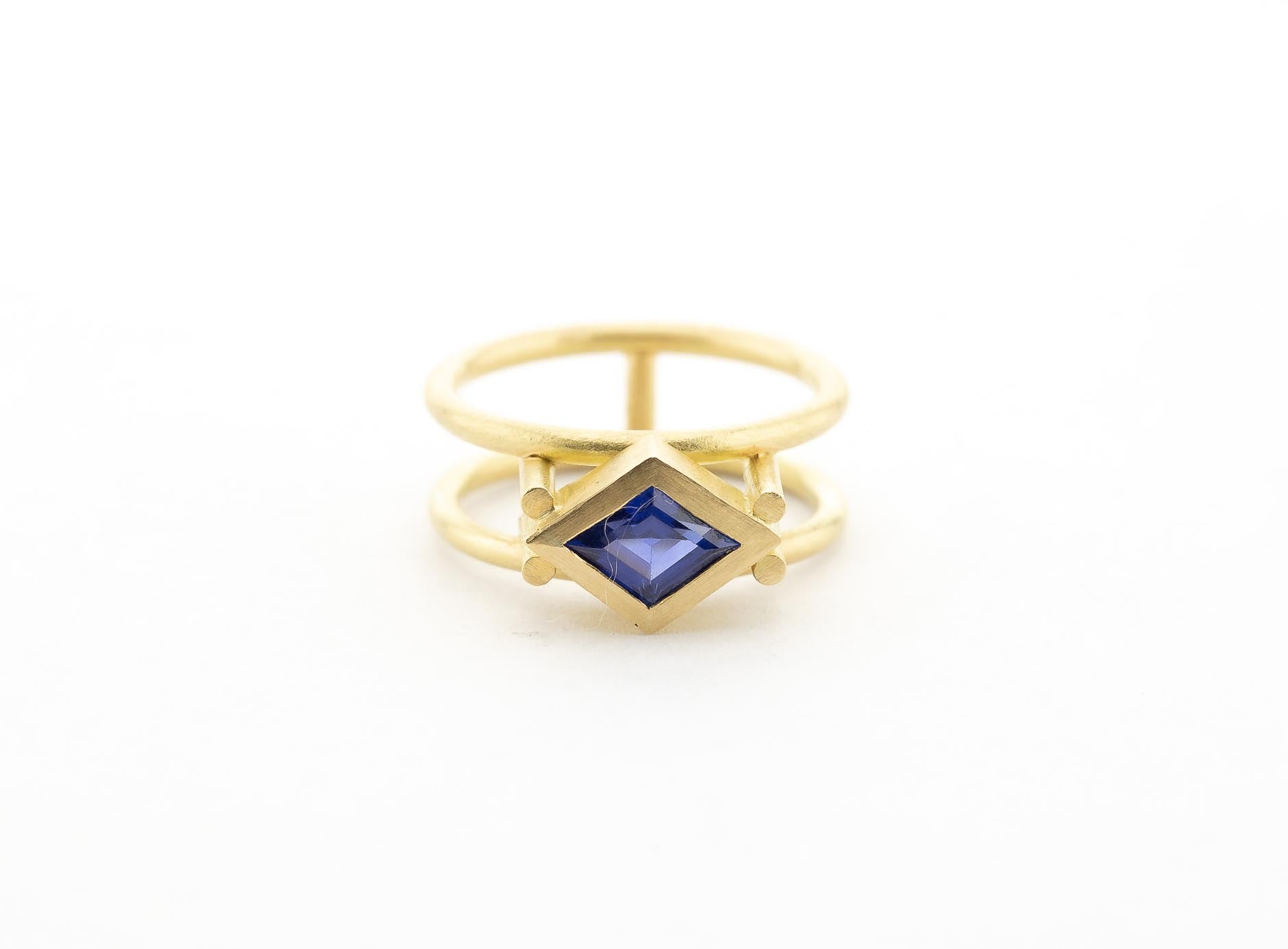 Ring, Saphir, 750/000 Gold