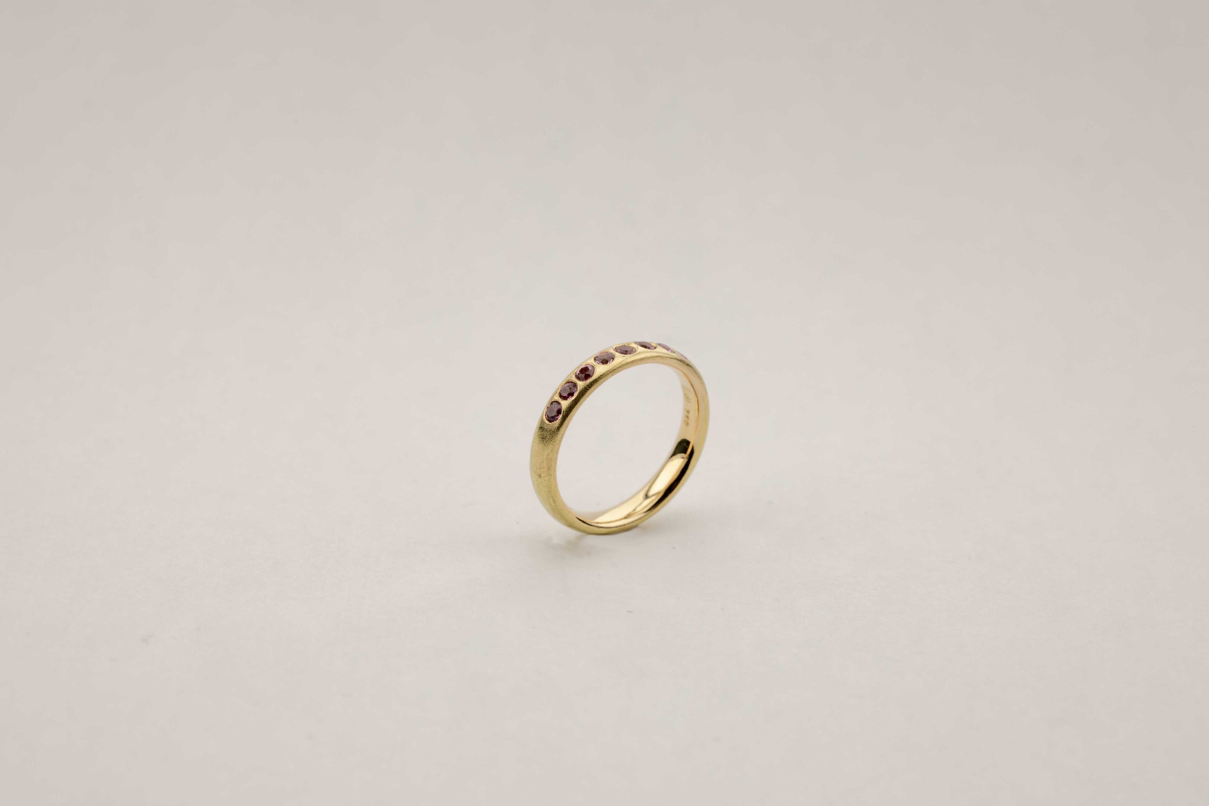 Ring Pink Saphire & Gold